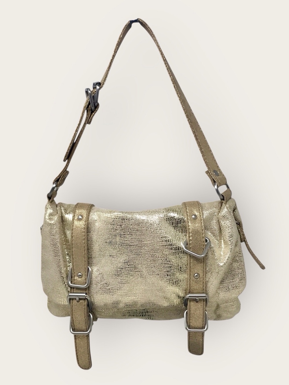 GAP Metallic Gold Clutch Bag Purse Evening